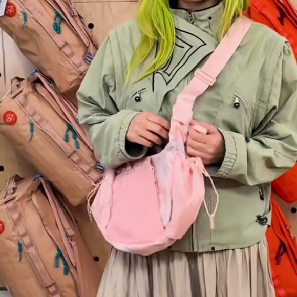 ISO! Baboon to the Moon Crescent Crossbody Due North Collection in pink - Picture 2 of 2